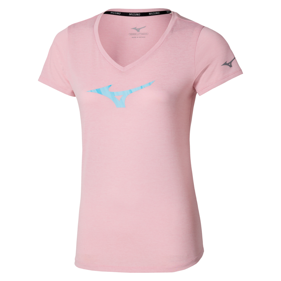 Mizuno Core Runbird Tee Bleached Mauve